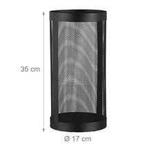 Carica l&#39;immagine nel visualizzatore di Gallery, Relaxdays 10022296 Set Camino con Porta Attrezzi, 5 Pezzi, Paletta,...