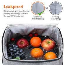 Carica l&#39;immagine nel visualizzatore di Gallery, Lifewit Borse Frigo Pranzo da 26L 34 Lattine, Borsa Termica Grande per Picnic a Prova di Perdite Portatile Morbida Cooler Box per Alimenti per Umo Donna per Outdoor/Picnic/Spiaggia/Campeggio, Grigio