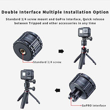 Carica l&#39;immagine nel visualizzatore di Gallery, Attacco per treppiede magnetico a sgancio rapido ULANZI Action Camera, vite...