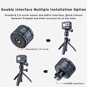 Attacco per treppiede magnetico a sgancio rapido ULANZI Action Camera, vite...