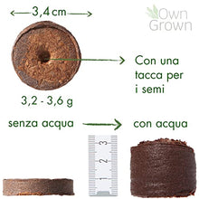 Carica l'immagine nel visualizzatore di Gallery, OwnGrown Compresse Terriccio Di Cocco Con Sostanze Nutritive - 40 Pezzi, senza Ripicchettare e senza Torba - Terriccio Fibra Di Cocco Per Orchidee, Bonsai, Piante grasse, Verdi, Da Interno