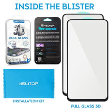 Carica l&#39;immagine nel visualizzatore di Gallery, N NEWTOP Pellicola 3D FULL Compatibile con Huawei P20 Lite, GLASS FILM 0.4mm 9H Vetro Temperato Protezione Completa Full Screen Totale Bordi Schermo Display Anti Urto (Nera, 2)