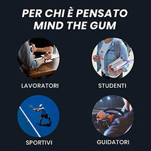 Carica l&#39;immagine nel visualizzatore di Gallery, MIND THE GUM, Integratore con caffeina per Concentrazione ed Energia 36 Unità