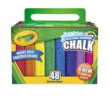 Carica l&#39;immagine nel visualizzatore di Gallery, Crayola-48 Gessi per Esterno Lavabili, Scuola e Tempo Libero, Assortiti,... - Ilgrandebazar