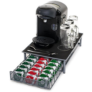 Contenitore per cialde di caffè Home Treats “Tassimo”, con capacità Black - Ilgrandebazar