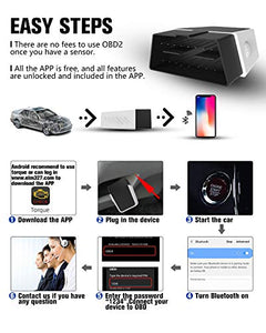 KOYOSO OBD2 Bluetooth 4.0, OBD II ELM327 con - IOS/Android/Windows