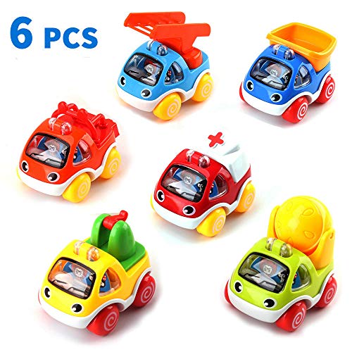 Amy & Benton Auto Giocattoli per 1 2 Anni, Tirare Indietro multicolore