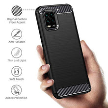 Carica l'immagine nel visualizzatore di Gallery, TesRank Cover Xiaomi Mi 10 Lite, [Fibra di Carbonio] Morbido TPU Custodia...