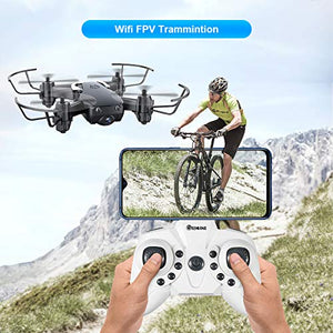 EACHINE E61HW Drone con Telecamera HD WiFi FPV Mini Droni per nero
