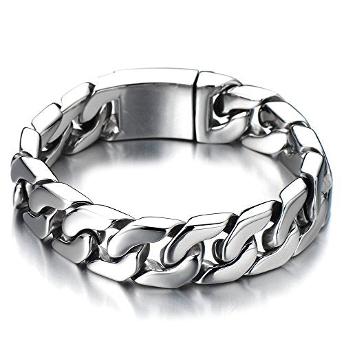 COOLSTEELANDBEYOND Stile Maschile, Barbozzale Braccialetto, Bracciale da 01 - Ilgrandebazar