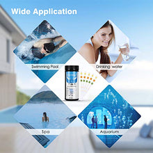 Carica l&#39;immagine nel visualizzatore di Gallery, Dustgo 7 in 1 Strisce Acqua Piscina con 50 pcs Cartine Tornasole 50 PCS