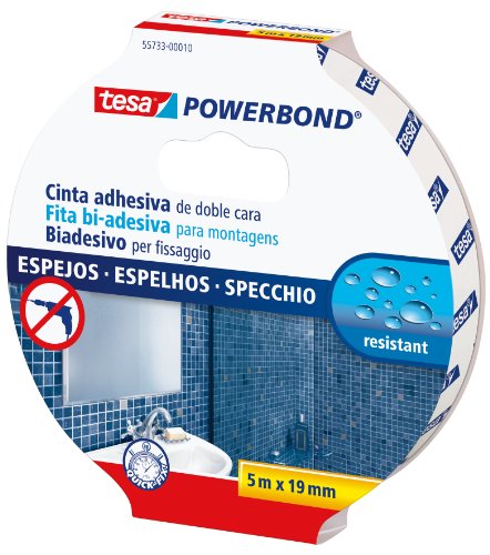 Tesa Powerbond Specchio - Nastro Biadesivo per Specchi - Adesivo... - Ilgrandebazar