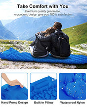 Carica l&#39;immagine nel visualizzatore di Gallery, Relefree Materassino Campeggio Mare Ultraleggero Pump-Blu reale
