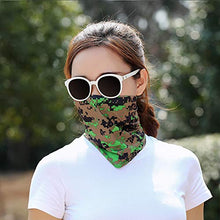 Carica l'immagine nel visualizzatore di Gallery, Gwolf Sciarpa Tubo Uomo Donna Maschera Sportiva, verde mimetico