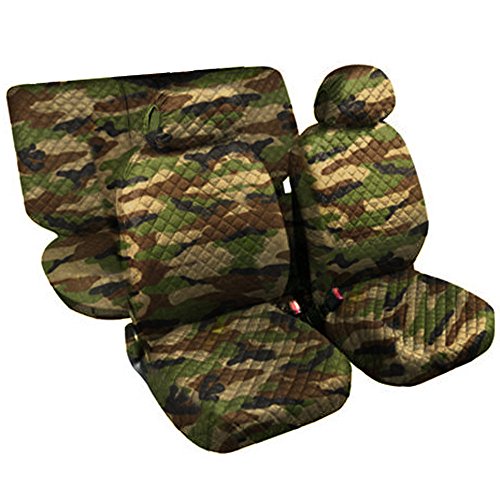 Lupex Shop Trap_MCL Coprisedili Cotone Trapuntato Mimetico Classico - Ilgrandebazar