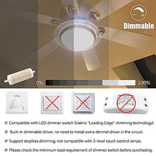 Carica l&#39;immagine nel visualizzatore di Gallery, Akynite R7S LED 118mm 30W Dimmerabile 3000LM, Luce Calda 3000K, Equivalente a Lampada Alogena R7S J118 300W 250W, AC 220V, Lampadina R7S 118mm LED Ceramica alta Luminosità per Studio, 1 pezzo