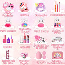 Carica l&#39;immagine nel visualizzatore di Gallery, Trucchi Bambina Set, 26 Pezzi Sicuro e Atossico e Lavabile Valigetta Trucchi Bambina Anallergici, Giochi Bambina Natale Compleanno Regalo Bambina 3 4 5 6 7 8 9 10 Anni