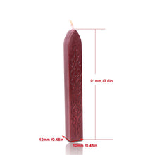 Carica l&#39;immagine nel visualizzatore di Gallery, Timbro Seal ceralacca 10pcs Wax Wick Sticks Wine Red - Ilgrandebazar