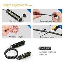 Carica l&#39;immagine nel visualizzatore di Gallery, TechRise Corda per Saltare, Saltare Regolabile Speed Skipping Rope...