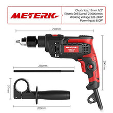 Carica l&#39;immagine nel visualizzatore di Gallery, Trapano elettrico, Meterk 850w 3000 RPM a Percussione, martello e... - Ilgrandebazar
