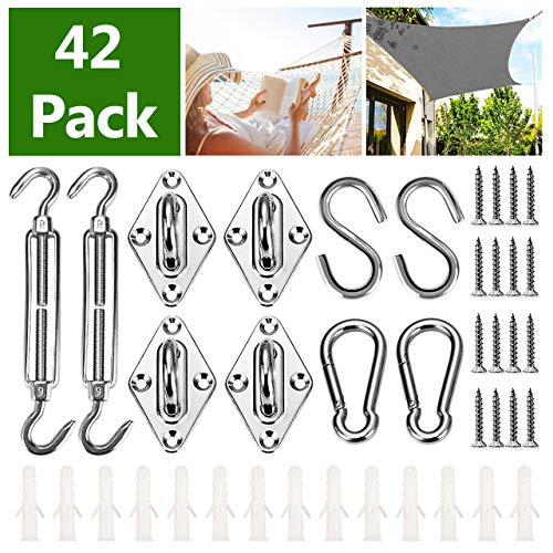 Emooqi Kit di Fissaggio e Installazione, 42 Pezzi Heavy Duty Tenda