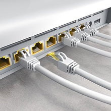 Carica l&#39;immagine nel visualizzatore di Gallery, 10m Cavo di Rete Cat 7 LAN Ethernet Gigabit 10000 Mbit s - 10,0m bianco - Ilgrandebazar