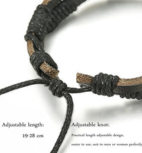 Carica l&#39;immagine nel visualizzatore di Gallery, BESTEEL 6 Pezzi Pelle Bracciali Albero della Vita per A. Della - Ilgrandebazar