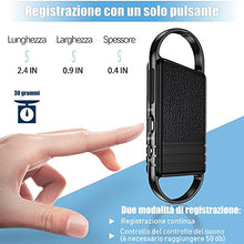 Carica l&#39;immagine nel visualizzatore di Gallery, Registratore Vocale Spia, Mini da 16GB con Attivazione...