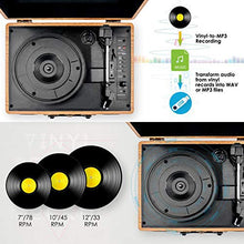 Carica l&#39;immagine nel visualizzatore di Gallery, VIFLYKOO Giradischi, Giradischi vintage con 3 velocità 33/45/78 RPM Vinyl...