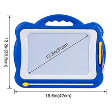Carica l&#39;immagine nel visualizzatore di Gallery, SGILE Grande Lavagna Magnetica per Bambini, Lavagnetta Magica Portatile Blu - Ilgrandebazar
