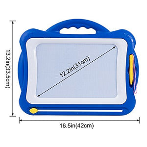 SGILE Grande Lavagna Magnetica per Bambini, Lavagnetta Magica Portatile Blu - Ilgrandebazar