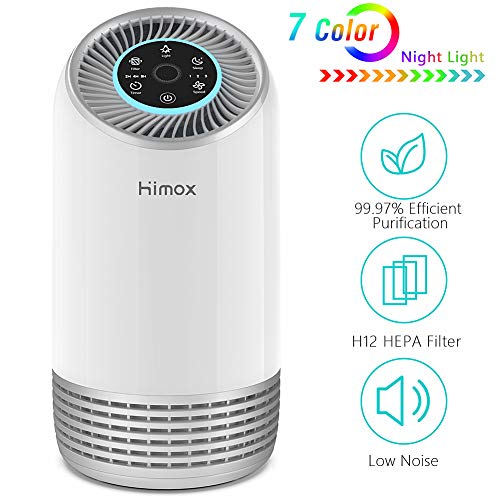 HIMOX Purificatore d'Aria Casa con H12 Filtro HEPA con...