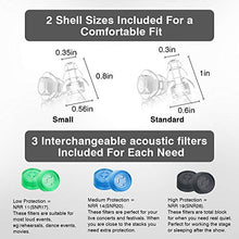 Carica l&#39;immagine nel visualizzatore di Gallery, Musicisti Tappi per le orecchie, Hearprotek Riduzione del rumore clear5 - Ilgrandebazar