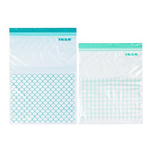 ISTAD Plastic Bag, Assorted Colours, Comprises: 15 bags 6 l (28.5x41 cm) and...