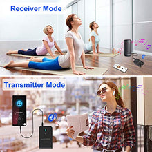 Carica l&#39;immagine nel visualizzatore di Gallery, Aigoss Bluetooth 5.0 Trasmettitore e Ricevitore 3.5mm AUX Adattatore...