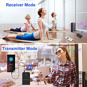 Aigoss Bluetooth 5.0 Trasmettitore e Ricevitore 3.5mm AUX Adattatore...