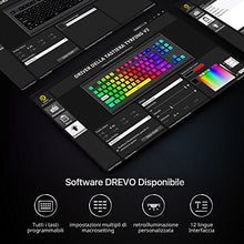 Carica l&#39;immagine nel visualizzatore di Gallery, DREVO Tyrfing V2 Tastiera Meccanica Gaming 88 Tasti Layout Red Switch, Nera