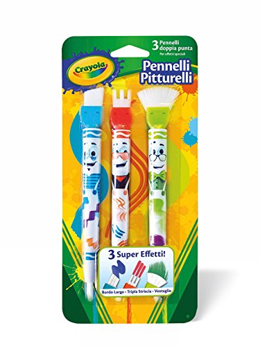 CRAYOLA 05-1061 - Set 3 Pennelli Pitturelli - Ilgrandebazar