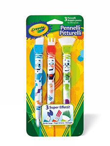 CRAYOLA 05-1061 - Set 3 Pennelli Pitturelli - Ilgrandebazar