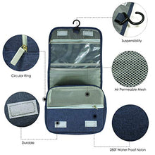Carica l'immagine nel visualizzatore di Gallery, Beauty Case Da Viaggio, Organizzatore Di Borse Per Il Trucco Wash Bag Blu - Ilgrandebazar