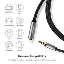 Carica l'immagine nel visualizzatore di Gallery, DuKabel Cuffie Cavo Prolunga 3,5mm Maschio a Femmina (TRRS 4-poli) 2.4m
