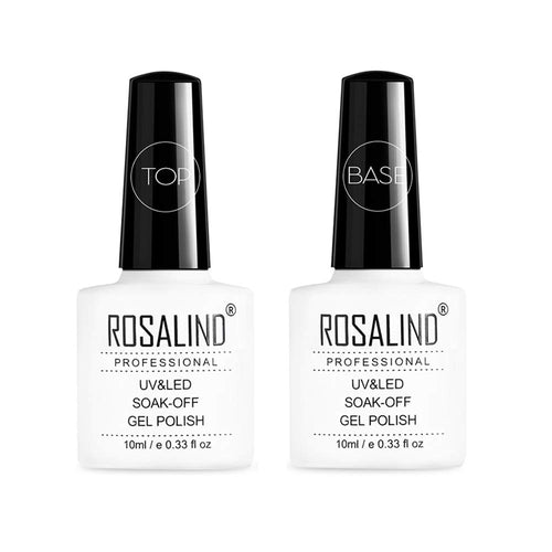 ROSALIND Smalto Semipermanente Base e Top Coat 10ml Smalti e - Ilgrandebazar