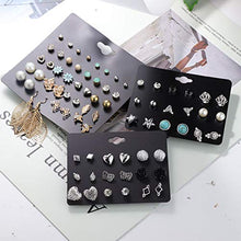 Carica l'immagine nel visualizzatore di Gallery, YADOCA 38 Paia di Piccoli Orecchini Assortiti Set Per Le Donne Ragazze Sfera...