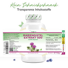 Carica l'immagine nel visualizzatore di Gallery, Vit4ever - Estratto di Cardo Mariano 500 - 180 Capsule - 500 mg - 80% Silimarina - Senza Additivi - 100% Estratto di Cardo Mariano
