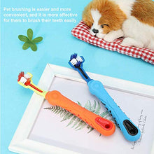 Carica l&#39;immagine nel visualizzatore di Gallery, Spazzolino da Denti per Cani, INTVN 5 Pezzi Pet Professionale Pet...