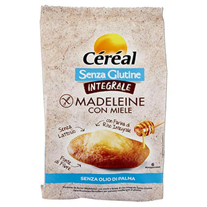 LE INTEGRALI AL MIELE - Madeleine Céréal Senza Glutine - Lattosio - 6...