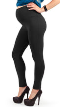 Carica l&#39;immagine nel visualizzatore di Gallery, MAMAJEANS Paris - Leggings Premaman Coprenti, Con Bande Laterali, In Morbido... - Ilgrandebazar