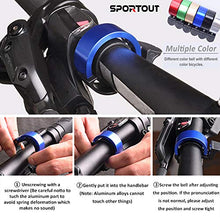 Carica l&#39;immagine nel visualizzatore di Gallery, Sportout - Mini Campanello per Bicicletta, in Lega di Alluminio, con Nero
