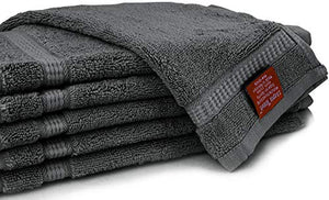 Utopia Towels - 12 asciugamani viso - Lavabili in lavatrice (30 x 30 cm, Grey - Ilgrandebazar