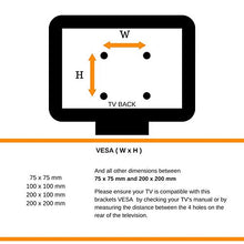 Carica l'immagine nel visualizzatore di Gallery, ATHLETIC TV Montaggio a Parete Staffa con Livello di Fixed / Max Vesa 200x200 - Ilgrandebazar